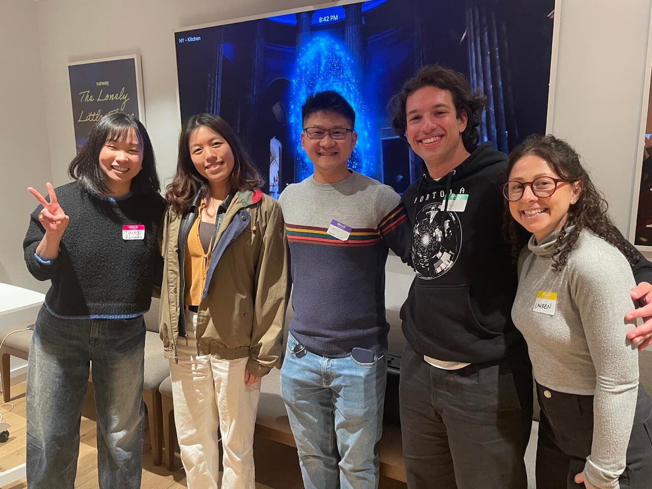 Top 3 winners with the Runway team