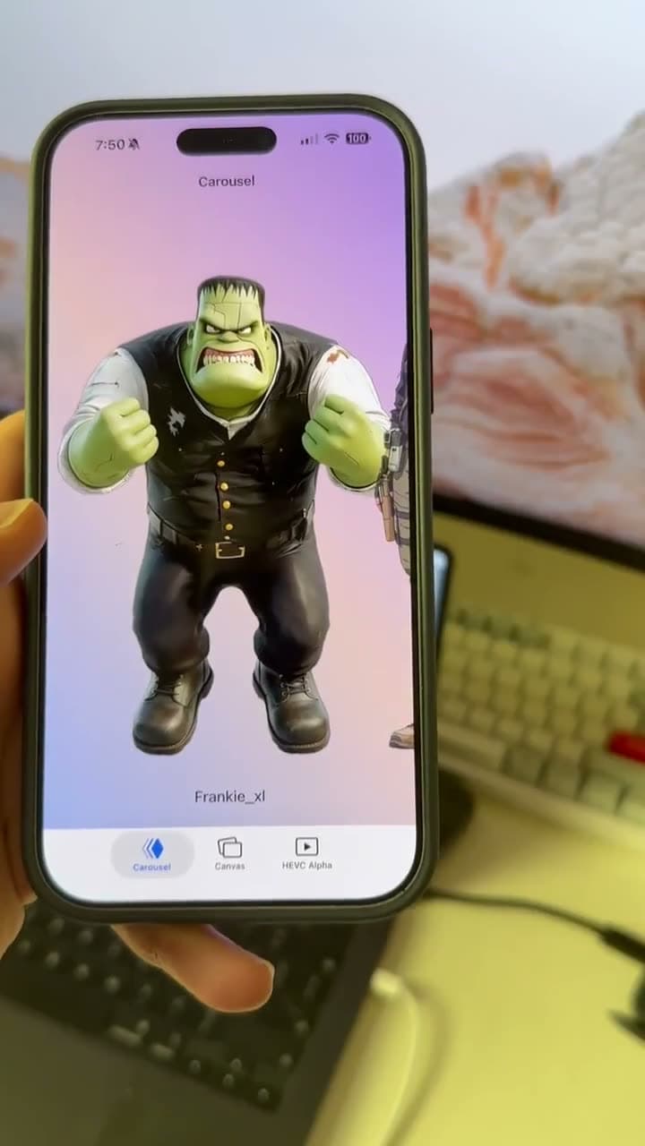 Transparent Video Player
